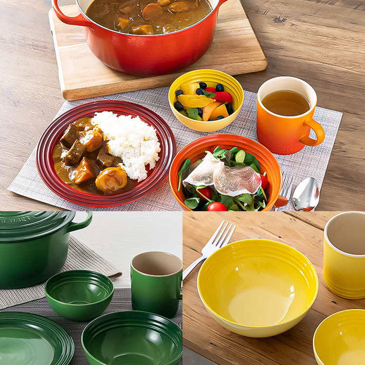 Le Creuset(ル・クルーゼ) 北欧風プレート皿 12cm 並行輸入品 北欧風
