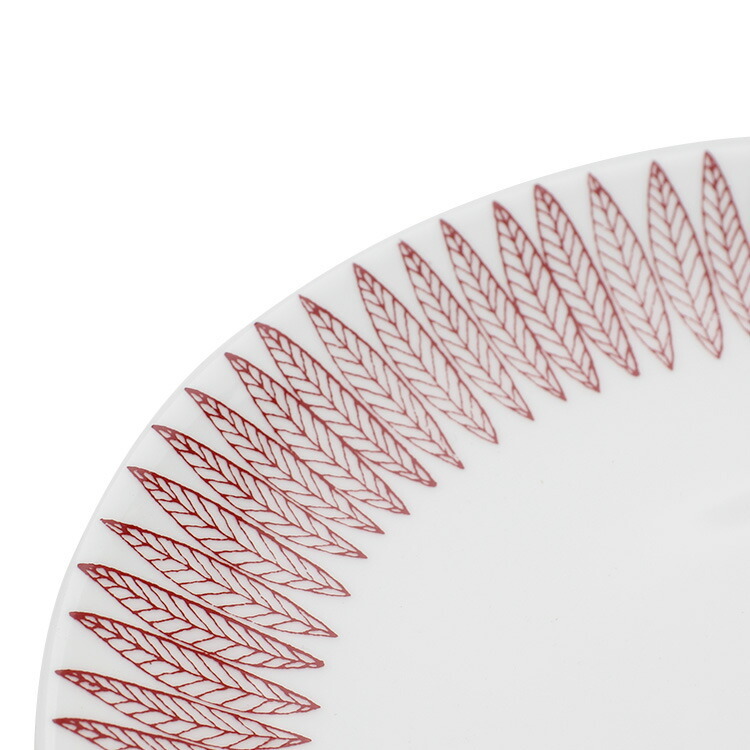 復刻版】 グスタフスベリ サリックス レッド 4992 プレート 22cm