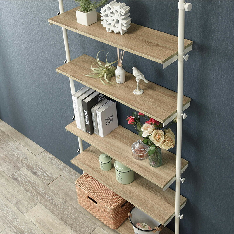 突っ張りラック 幅90cm 収納 ラック 高さ無段階調整 有効活用 省