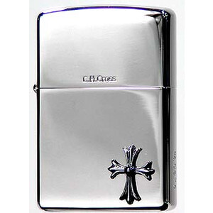 名入れ】zippo ライター ジッポ ZIPPO 限定シルバークロスメタル