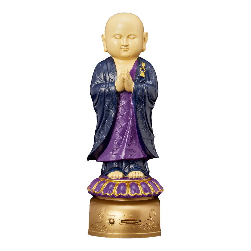 スイッチひとつお経を唱えるかわいいお坊さん人形】我が家のお坊さん