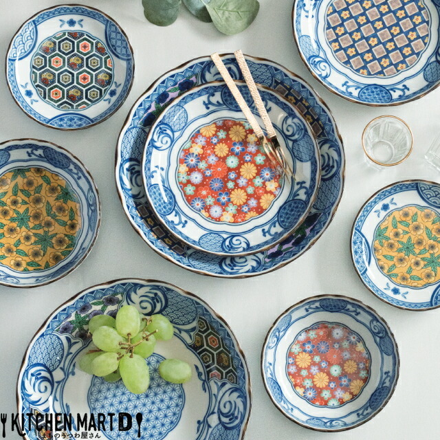 美濃焼 食器 ギフト BOX入 鉢 中鉢 各3色SET 藍染小紋 三ツ組鉢揃 柄