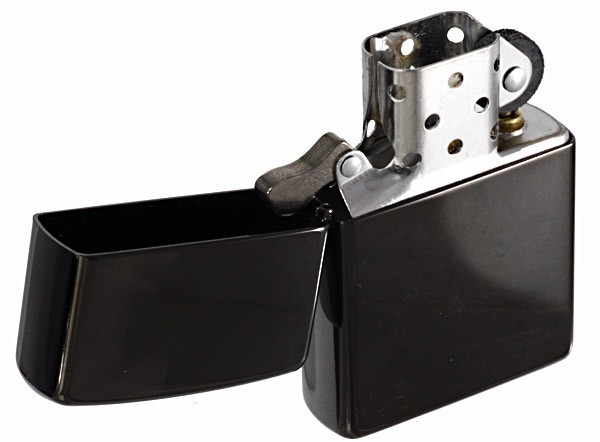 送料無料】【名入れ】漆黒のブラックEbony ☆ジッポ ライター zippo