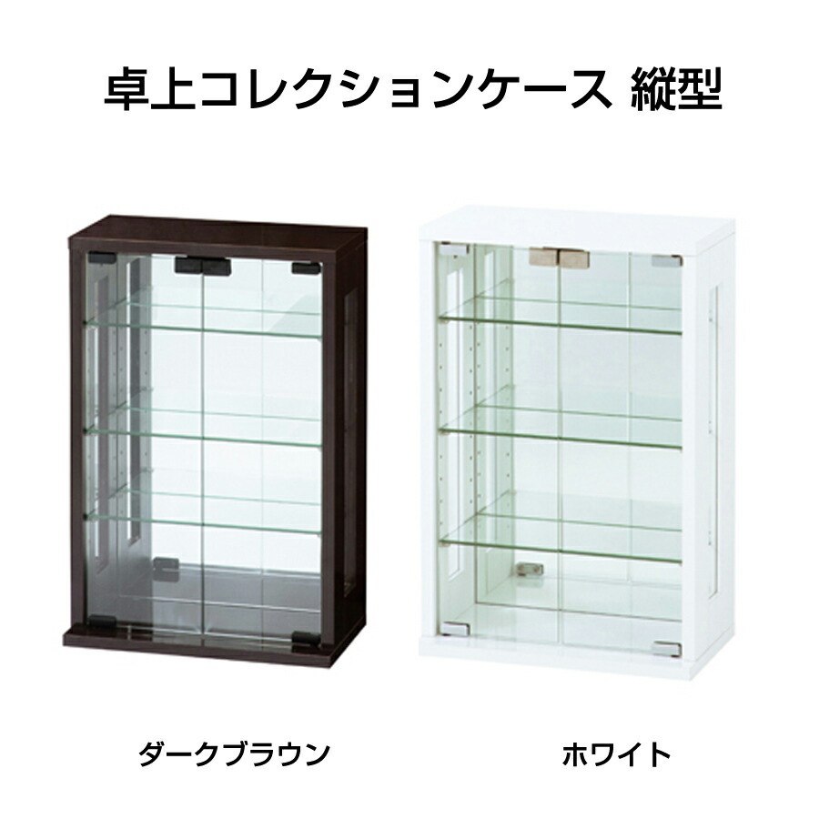 卓上コレクションケース 縦型 フィギュアラック フィギュアケース 背面