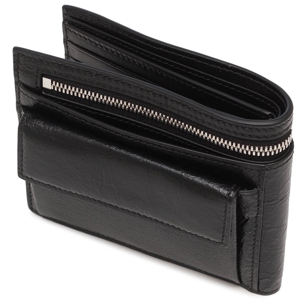 バレンシアガ 二つ折り財布 ブラック メンズ BALENCIAGA 801837 2AA9Z