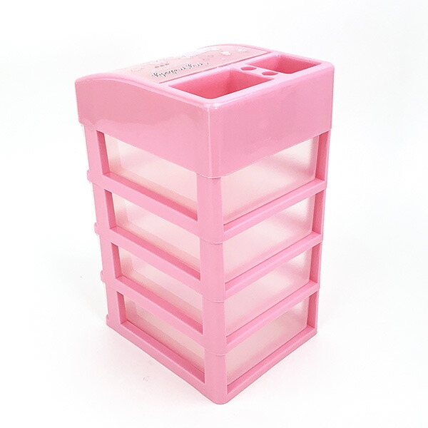 サンリオ マイメロディ 4段チェスト 小物入れ 収納 インテリア ピンク