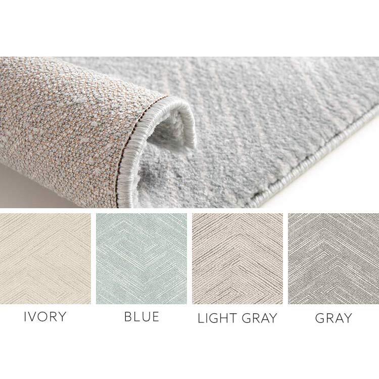 ウィルトン織ラグ 140×200cm トルコ製 モダンインテリア 高密度ソフト