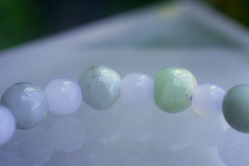 ミャンマー産☆本翡翠☆ブレスレット1619 - 【Funky garuda