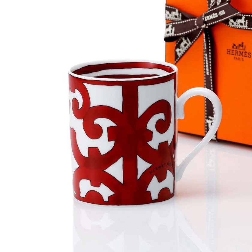 HERMES エルメス ガダルキヴィール マグカップ NO.1 名入れ彫刻代込み