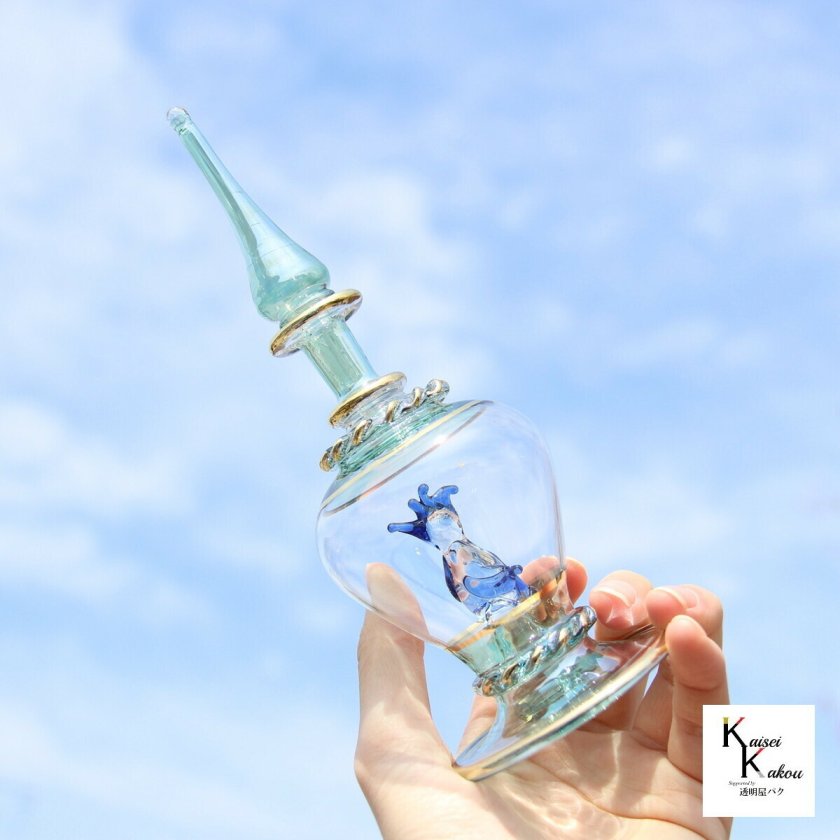 エジプトボトル アニマル グリーン 鳥』エジプシャンボトル 香水ボトル