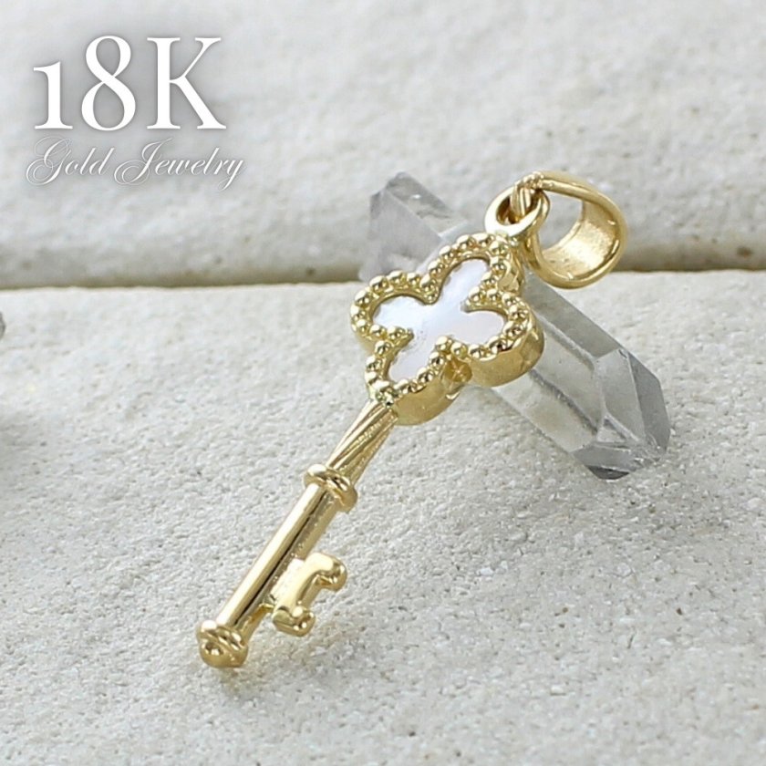 K18 18金 ゴールド ペンダントトップ ネックレスチャーム レディース