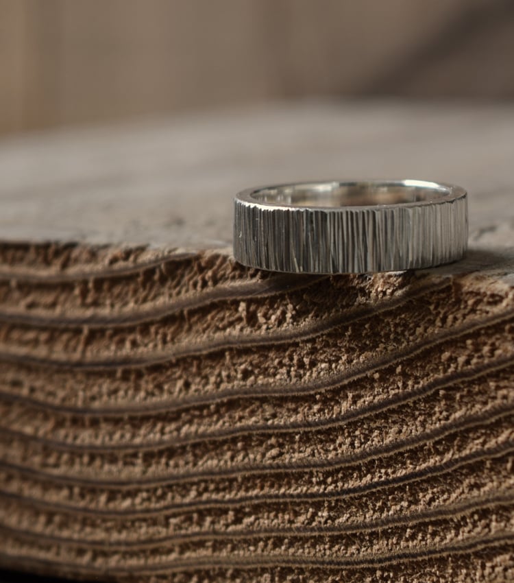 シグれのリング(中) メンズ レディース ハンドメイド オーダー