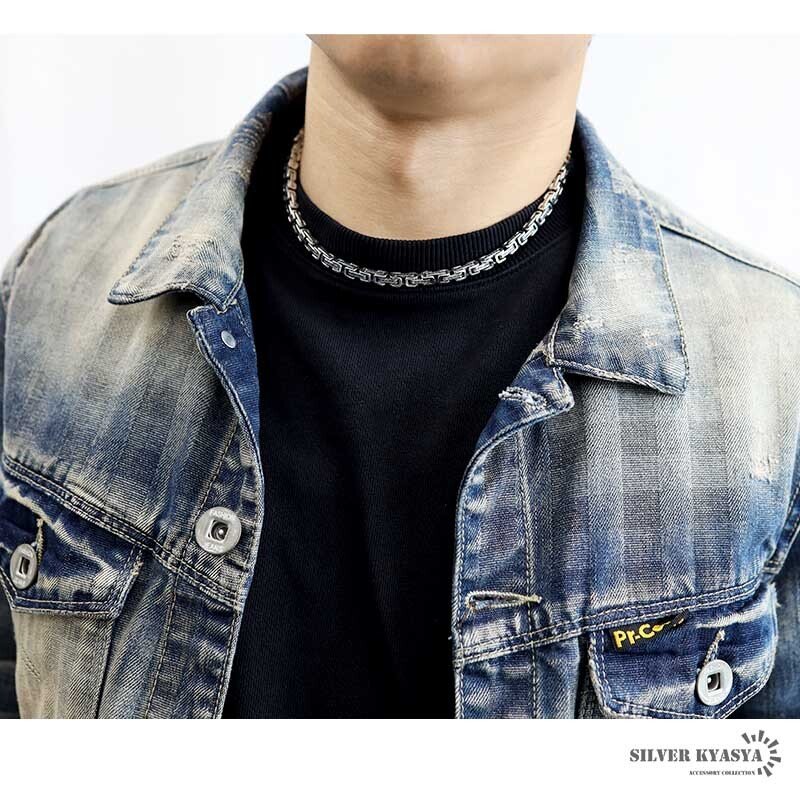 六字真言 ネックレス メンズ シルバー925 チェーンネックレス silver