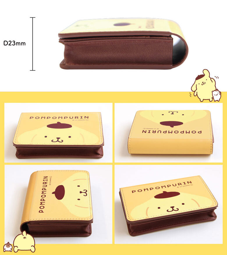 ☆【名入れ】名入れ 名刺ケース サンリオ ポムポムプリン マチ付き