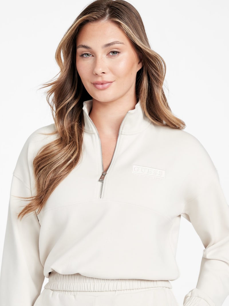 Carly Logo Half-Zip Pullover | GUESS Factory