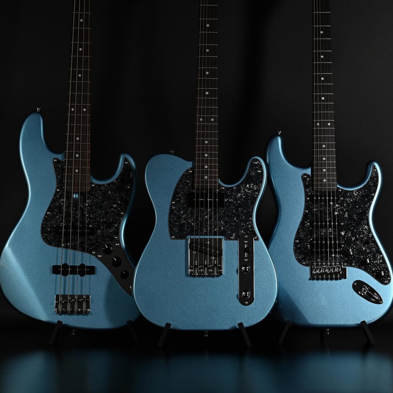 Bacchus BTE-2-RSM/R-BPPG Gun-M 初心者14点セット ヤマハアンプ付