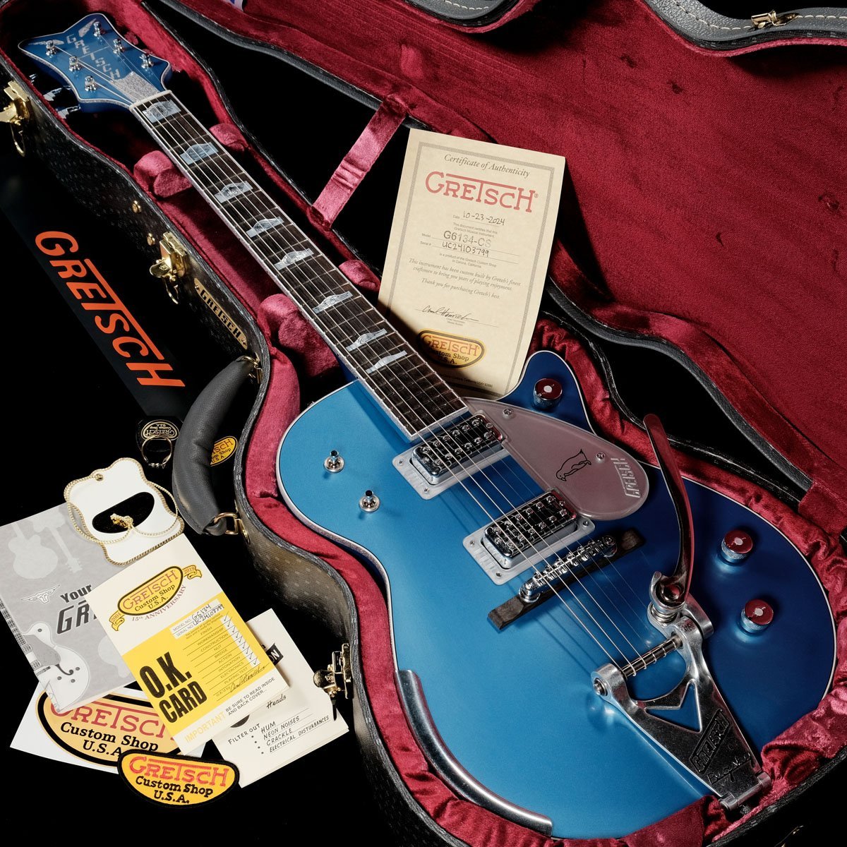 Gretsch U.S.A Custom Shop G6134CS Lake Placid Blue Penguin