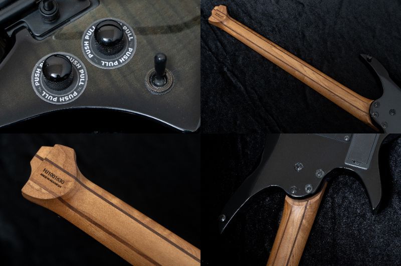 HEX Guitars N700 Transparent Black（新品/送料無料）【楽器検索