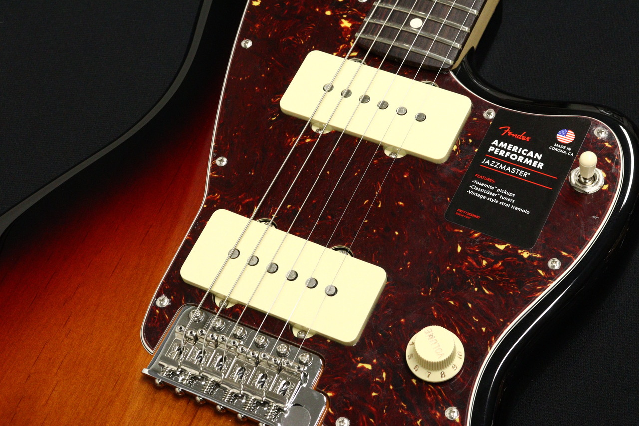 Fender AMERICAN PERFORMER JAZZMASTER 3-Color Sunburst（新品/送料