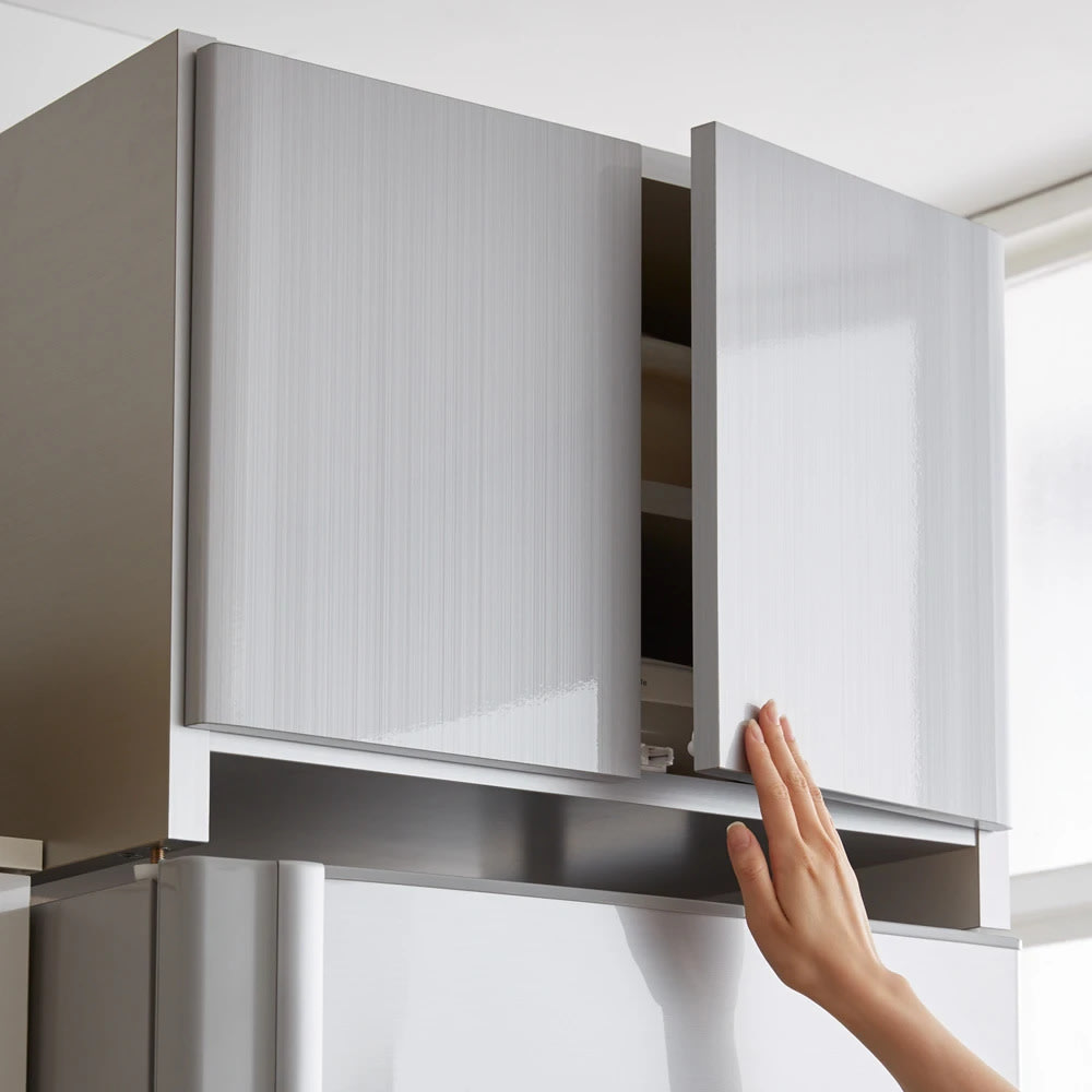 組立不要 光沢仕上げ冷蔵庫上置き 奥行55高さ45.5cm 通販 - ディノス