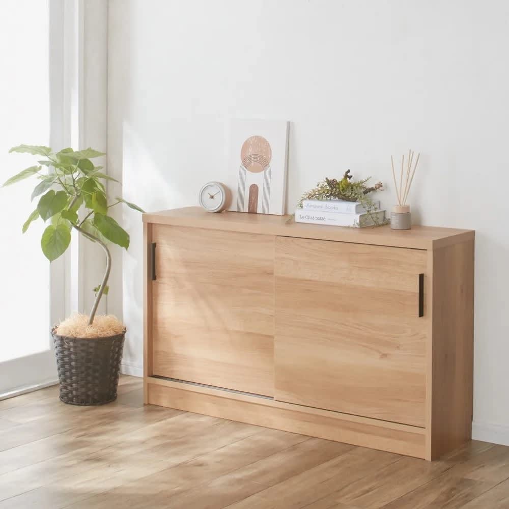 引き戸カウンター下収納庫 奥行23高さ70cmタイプ 収納庫・幅120cm 通販