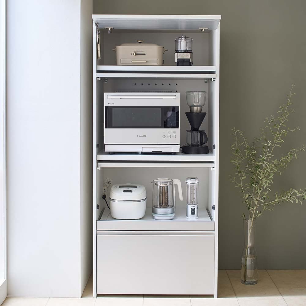 レンジ台 食器棚 キッチンボード 80cm」の人気商品一覧 | 安い商品を