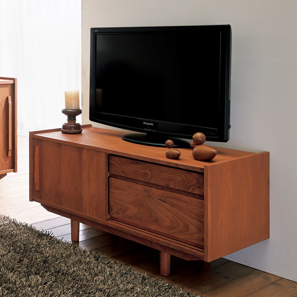 テレビ台 幅102高さ50cm 【北欧ヴィンテージ風リビング収納シリーズ