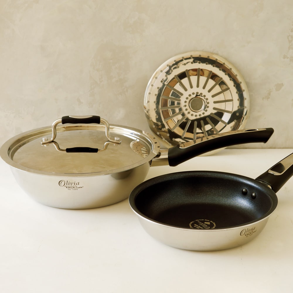 vitacraft/ビタクラフト 特別4点セット（深型24＋フライパン20＋無水