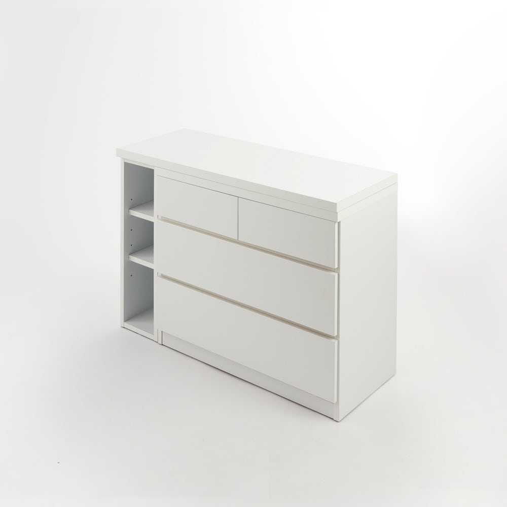 伸長天板付きチェスト 幅101cm～141cm奥行40cm高さ70.5cm 通販 - ディノス