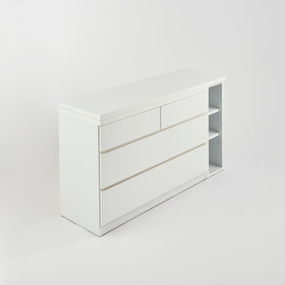 伸長天板付きチェスト 幅121cm～181cm奥行40cm高さ70.5cm 通販 - ディノス