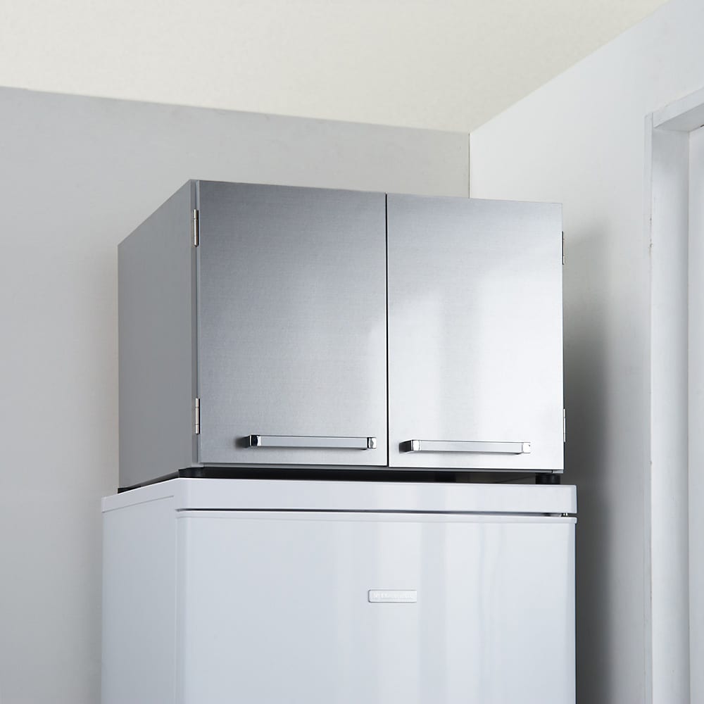 光沢仕上げ・冷蔵庫上ストッカー 幅57cm（脚部59cm） 通販 - ディノス