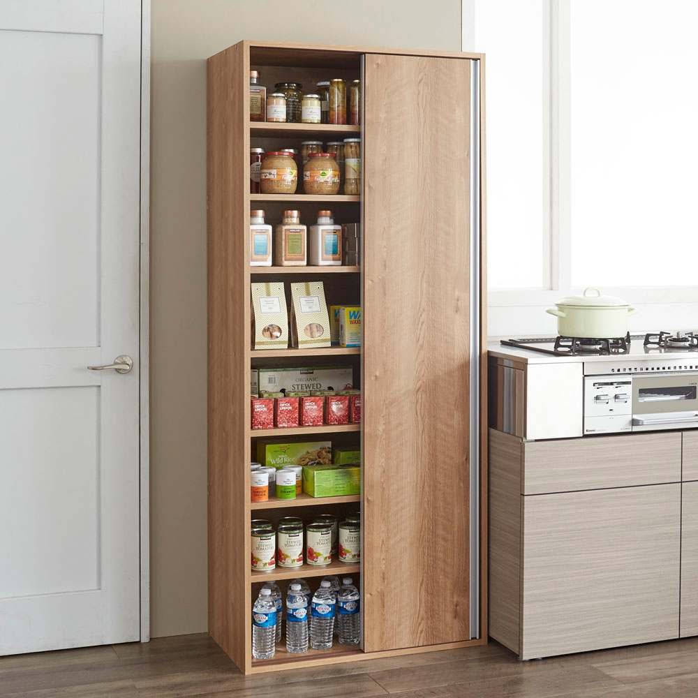 頑丈引き戸キッチンストッカー 幅76cm 通販 - ディノス