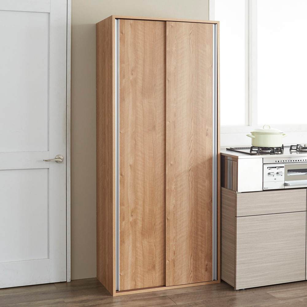 頑丈引き戸キッチンストッカー 幅76cm 通販 - ディノス