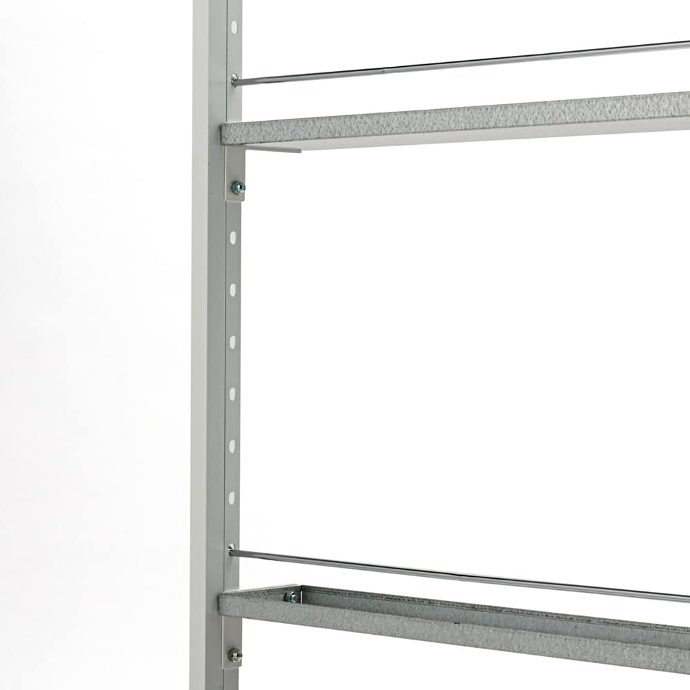 超薄型突っ張りディスプレイ収納ラック 幅70cmタイプ 奥行12cm高さ