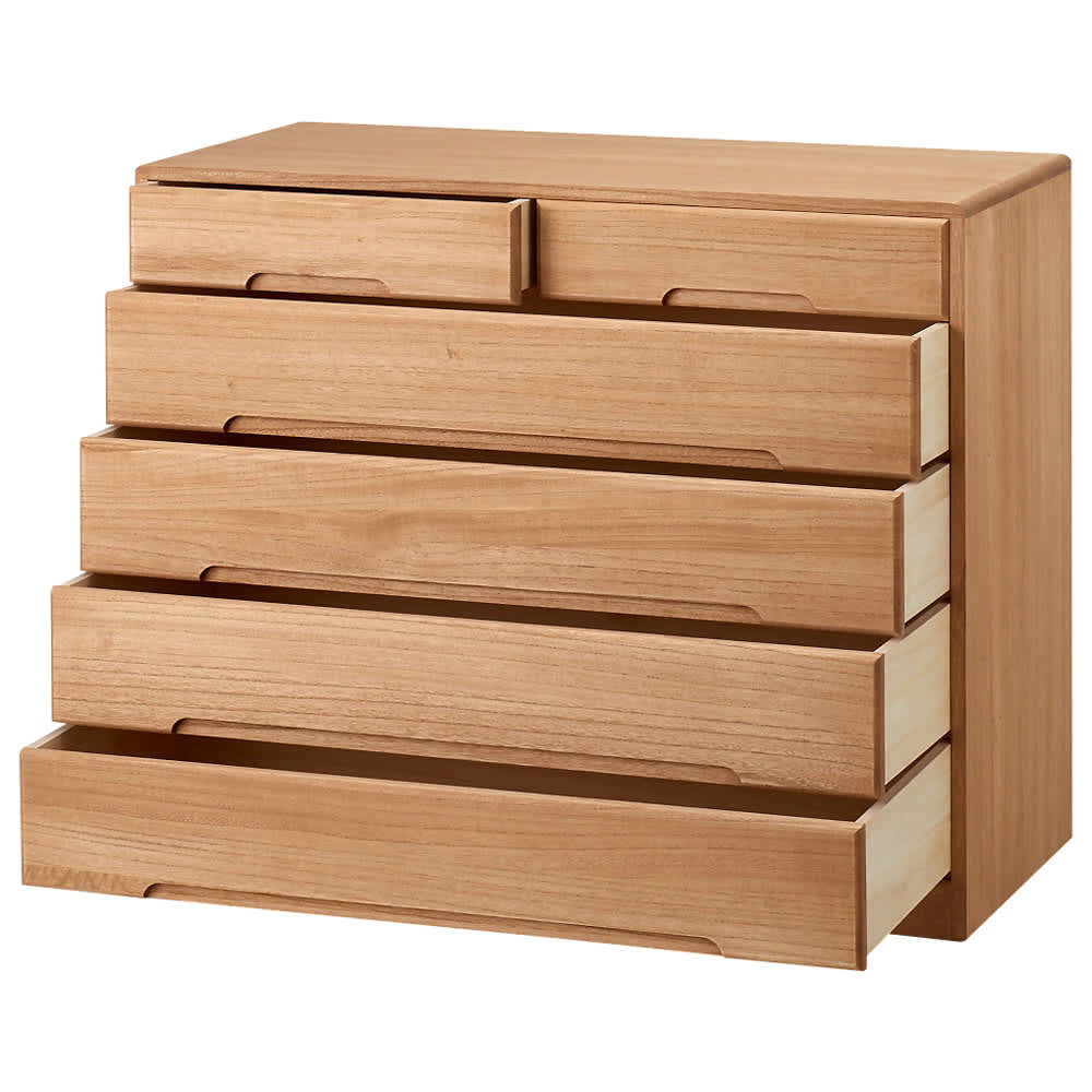 自分仕様に造れる 総桐ユニット箪笥 衣類収納箪笥5段 通販 - ディノス