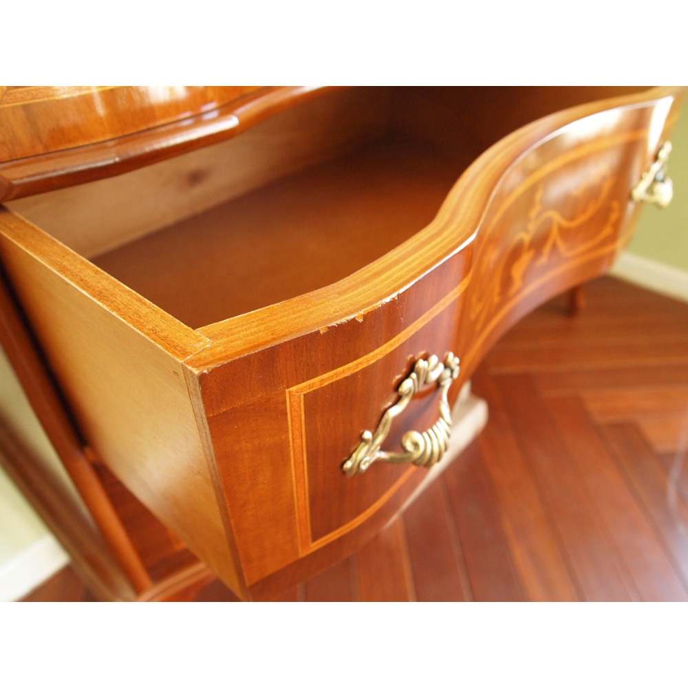 イタリア製 猫脚 象がんシリーズ チェスト3段 幅111cm 通販 - ディノス