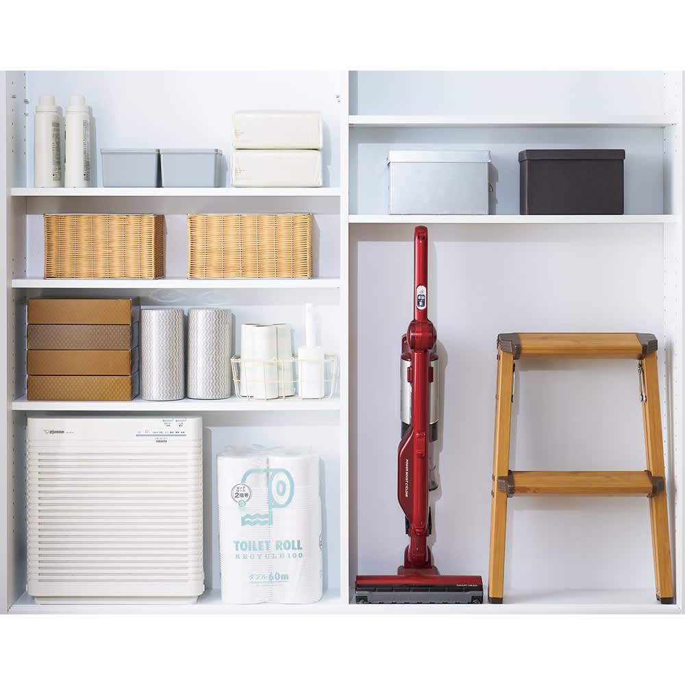 光沢仕様 引き戸壁面収納本棚 幅90奥行40高さ180cm 通販 - ディノス