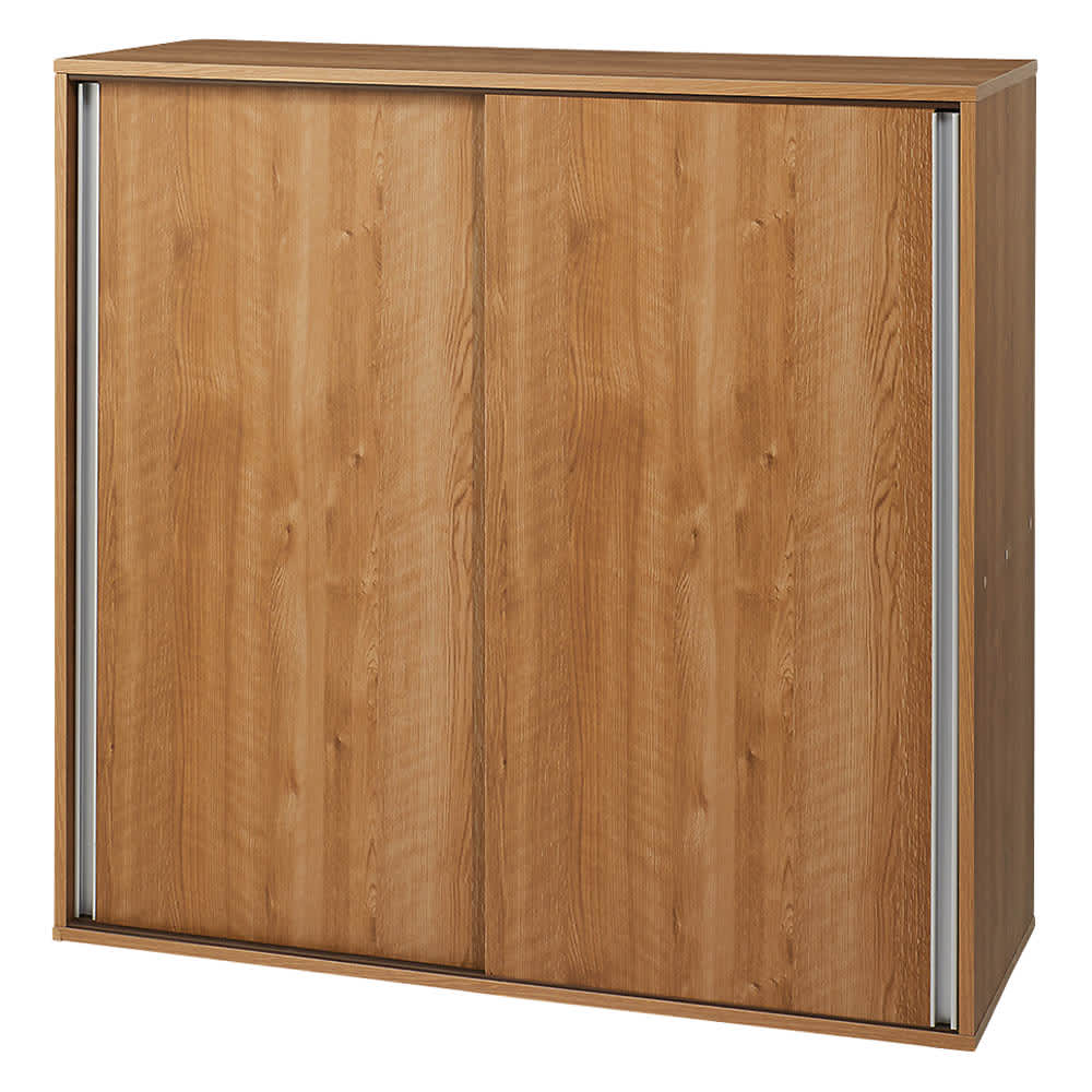 大量収納が自慢の引き戸式本棚 幅120本体高さ114cm 奥行40cm 通販