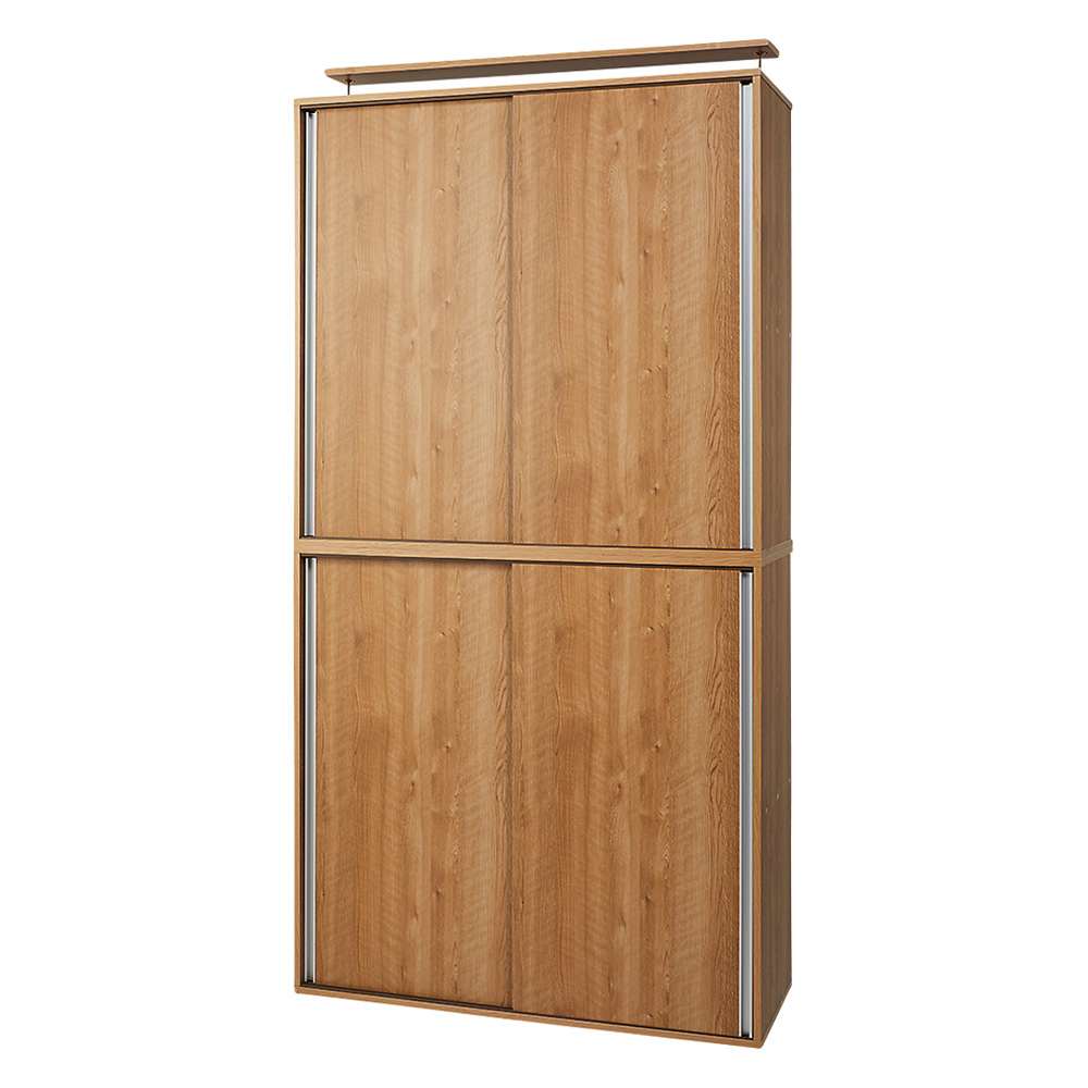 大量収納が自慢の引き戸式本棚 幅90本体高さ228cm 奥行40cm 通販