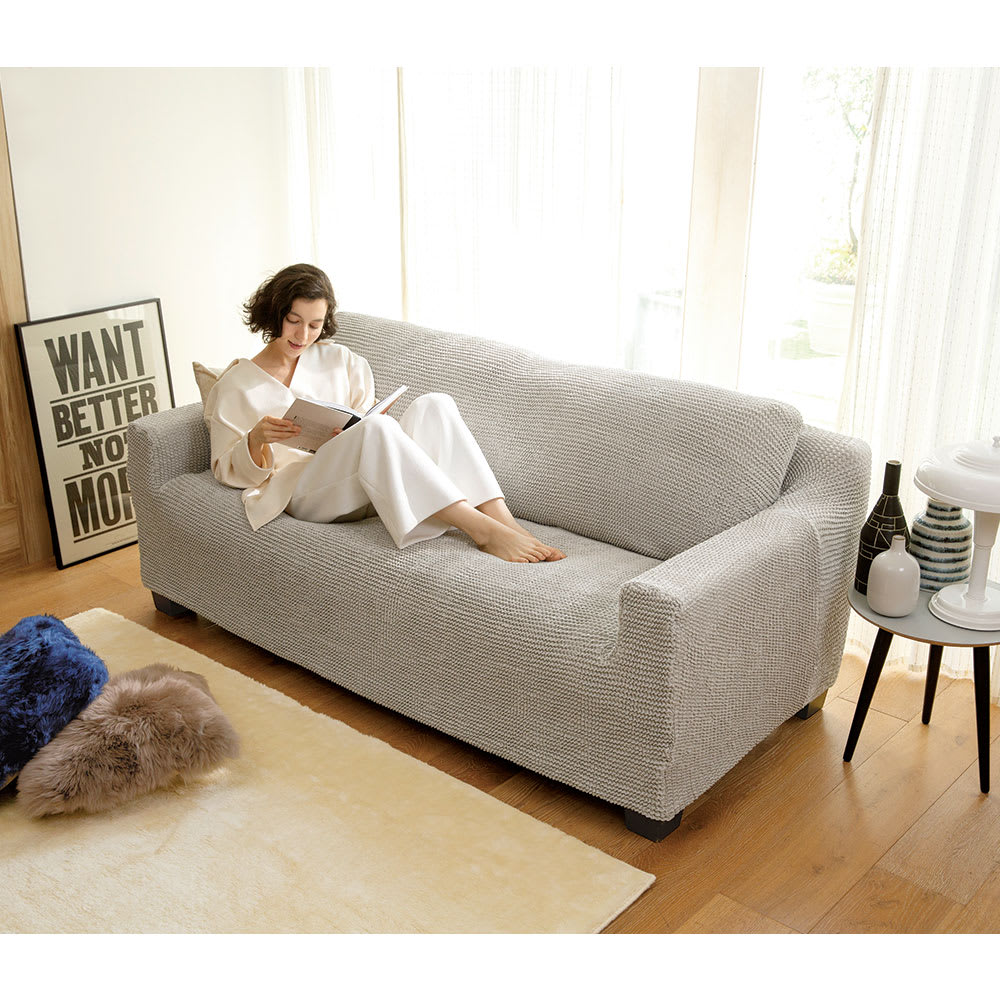 スペイン製フィットカバー［ビスタ］ ソファカバー アーム付き 通販