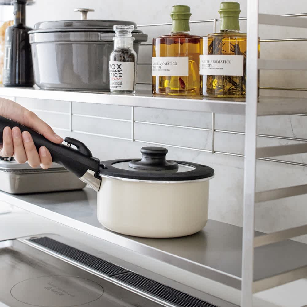 耐荷重40kgのオールステンレスラック 通販 - ディノス