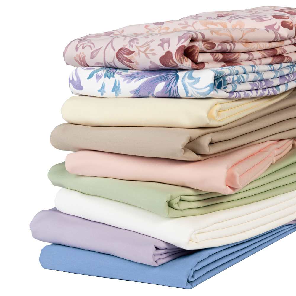 洗濯してもアイロンいらず！綿100％ スーパーソフト加工 ベッドシーツ