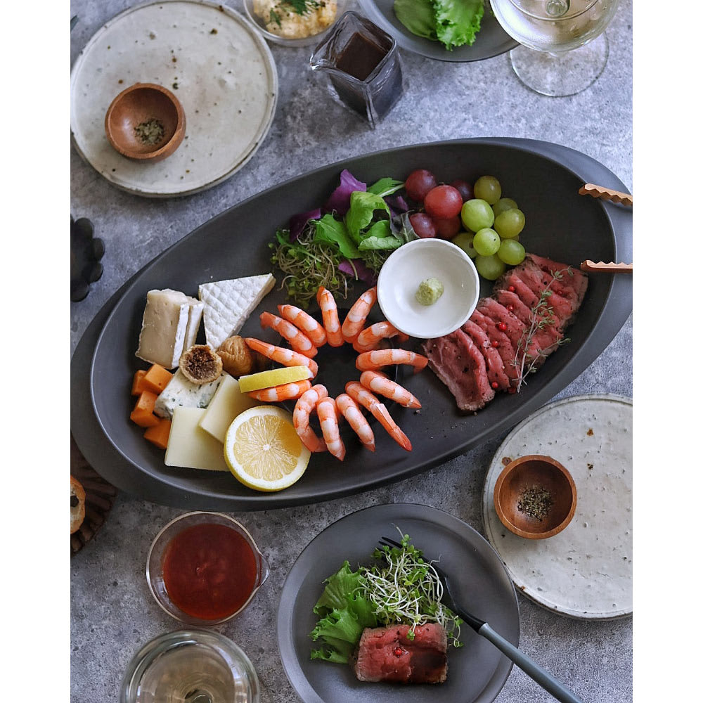 ARAS オーバル皿 40cm 通販 - ディノス