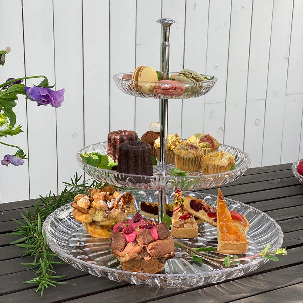 割れない！3段ケーキスタンド 通販 - ディノス