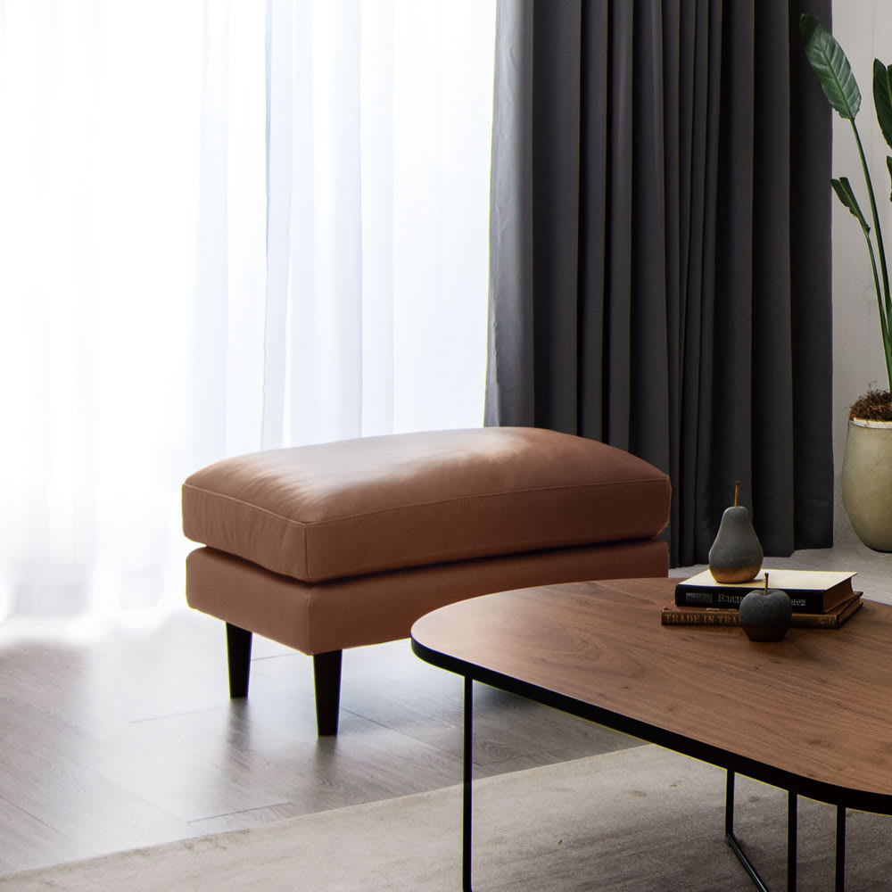 Serum/セラム 総革張りソファ オットマン 幅70cm 通販 - ディノス