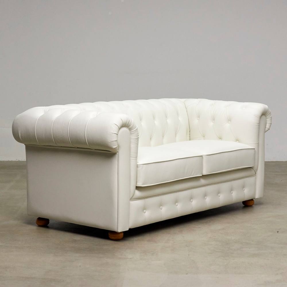 LeClass/ルクラス チェスターフィールド 本革張りレザーソファ