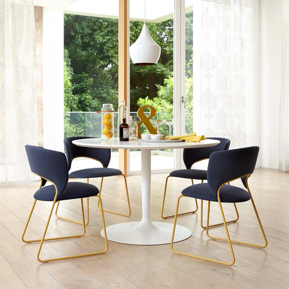 Planet プラネット 円形ダイニングテーブル 直径120cm ［connubia