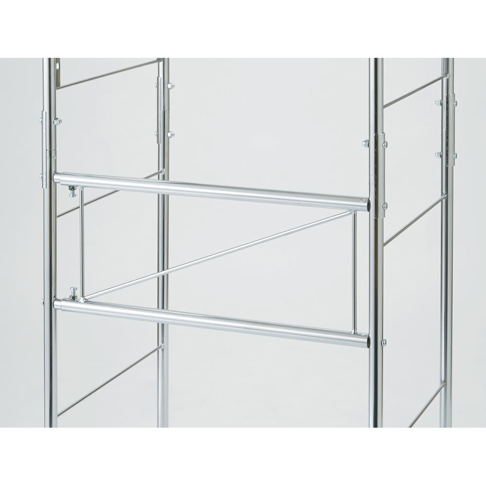 ステンレス棚ダストボックス上幅伸縮ラック 棚3段 通販 - ディノス