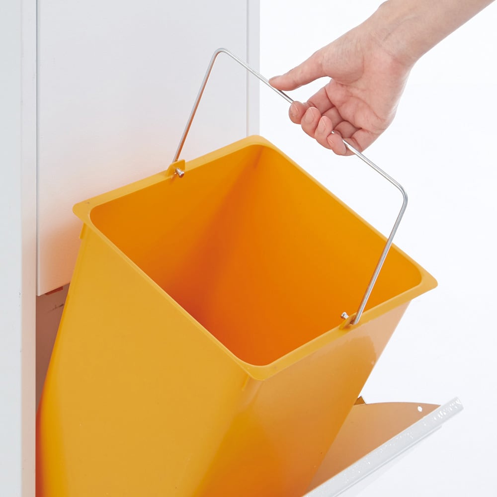 DOTTUS/ドッタス ダストボックス2×2段（4分別ゴミ箱）幅60cm奥行25cm高