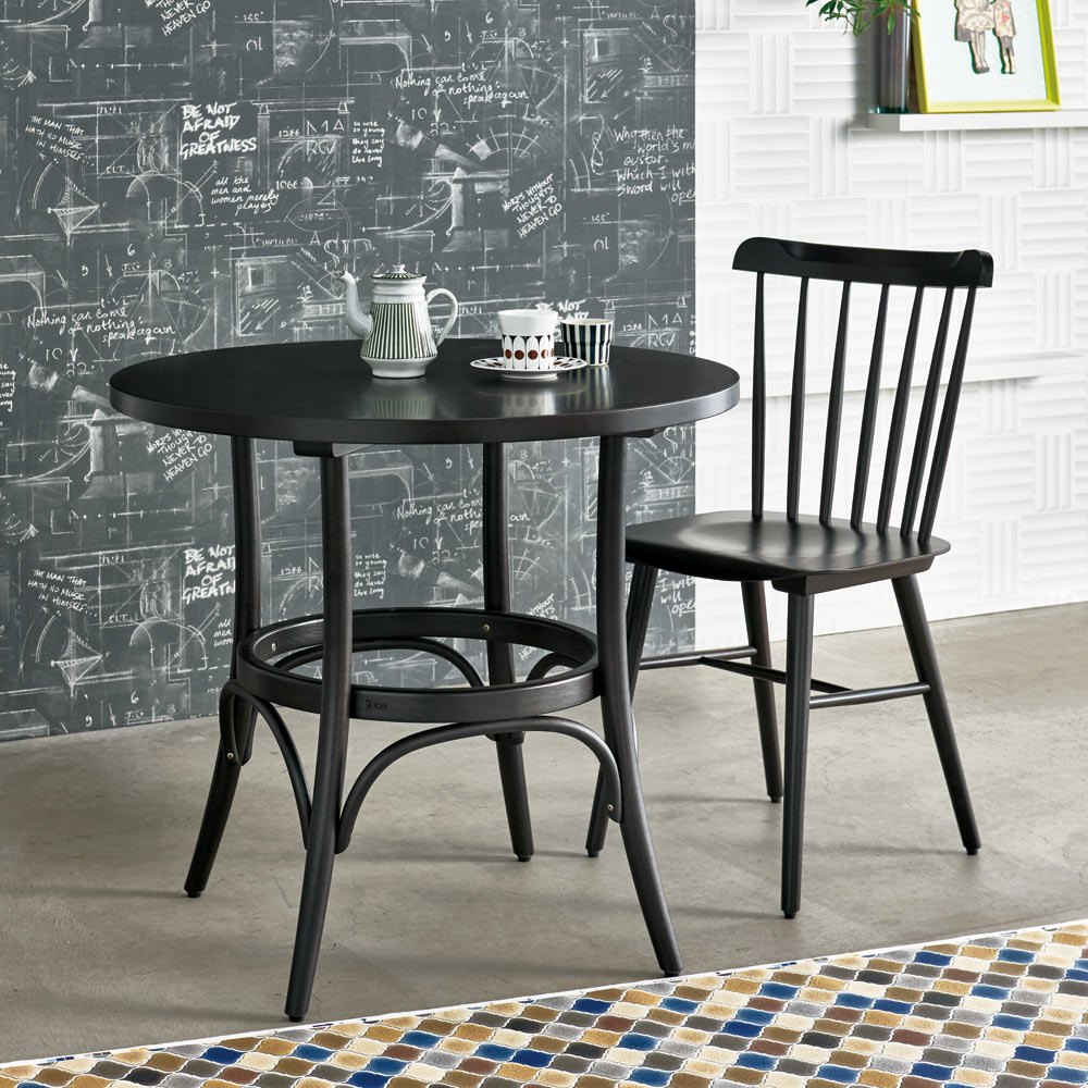 ウィンザーチェア（ベーシックカラー）曲げ木ダイニングチェア［チェコ